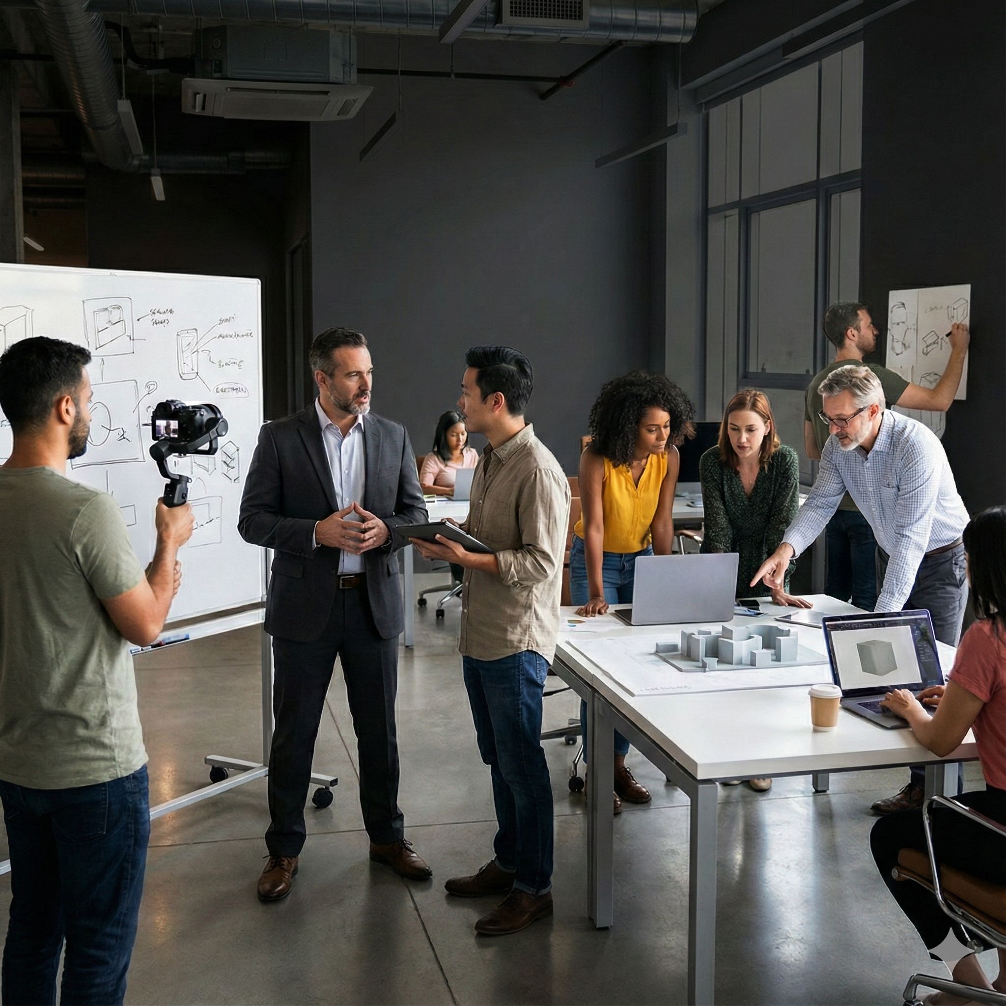 Creative studio environment